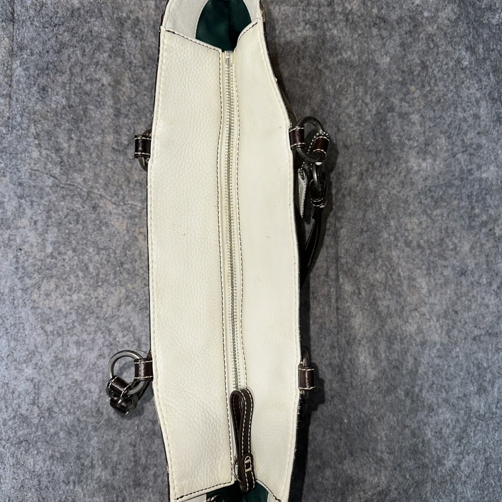 Vintage Coach White Pebble Leather Chelsea‎ Handbag Purse No.F0782- F10890 -(55) - Picture 12 of 12